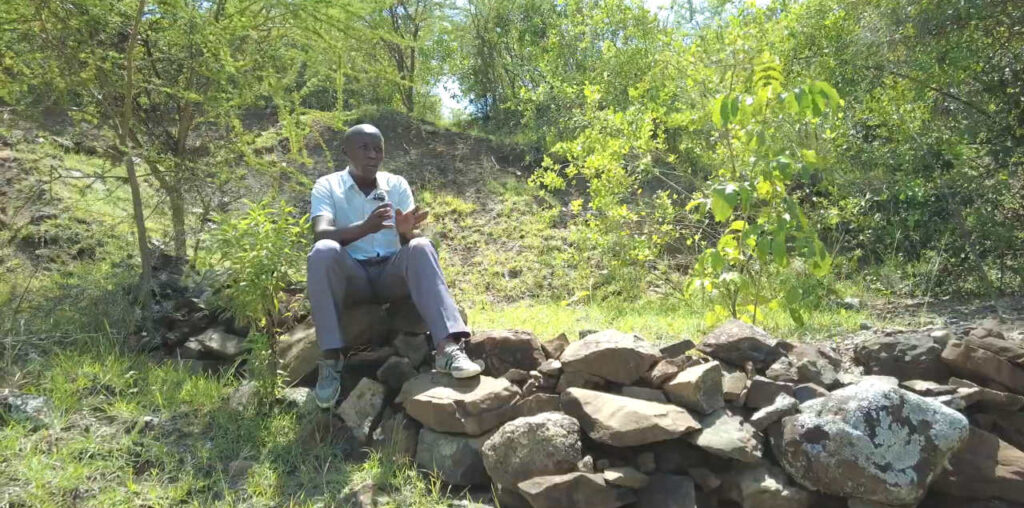 Evans at Badilisha Food Forest